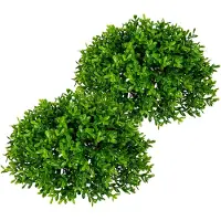 Creativ Green Kunstpflanze "Teeblatt-Halbkugel"