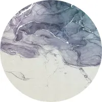 Komar Vliestapete "Vlies selbstklebend - Fabled INK - Größe 125 x 125 cm" bedruckt glatt Wohnzimmer, Schlafzimmer