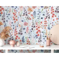 A.S. Création Vliestapete "Aquarell Dreams Blümchen-Tapete Mustertapete Blumen Blumen" matt glatt Vliestapete Blumen für Schlafzimmer Küche Wohnzimmer Blümchen Design