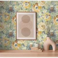 A.S. Création Vliestapete "Aquarell Dreams Blumen-Tapete Mustertapete Aquarellfarben Blumen" matt glatt Vliestapete Landhaus für Schlafzimmer Küche Wohnzimmer Blumen Design