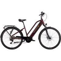 SAXONETTE "Premium Sport (Trapez)" 10 Gang Kettenschaltung Mittelmotor 250 W Pedelec, Elektrofahrrad für Damen