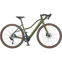 Prophete Graveler 1.0 Gravel E-Bike Trapez 28 Zoll - 360 Wh - Integrierter Akku - Heckmotor AEG - 10-Gang Kettenschaltung - HDY. Scheibenbremse