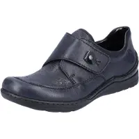 Rieker Klettschuh mit dezentem Paisley-Muster