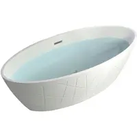 Sanotechnik Badewanne "Manhatten" Höhe 56 cm Vorrichtung für Ablaufschlauch Maße: 170x80,6x60cm