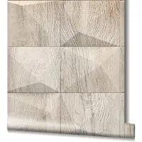 Marburg Vliestapete "GZSZ Tapete" 3D-Optik Holz glatt moderne Tapete für Wohnzimmer Schlafzimmer Küche