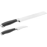 Pintinox Messer-Set "Coltelli Professional" (Brotmesser, Gemüsemesser), Edelstahl, spülmaschinengeeignet