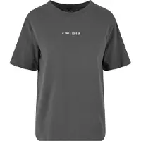 Miss Tee Kurzarmshirt "Damen I Dont Give A F Tee" 1 Stk. tlg.