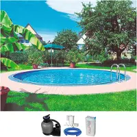 Kwad Rundpool "PALMA inkl. Dämmung Protector zum Volleinbau" 5-tlg., mit Foliensack 0,6mm