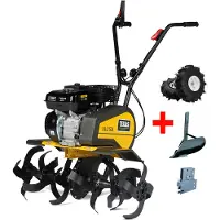 Texas Benzinmotorhacke "SET 534TG" 4 kW/5,4 PS, mit Rückwärtsgang und Zubehör – kraftvoll und vielseitig