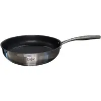 Käfer Bratpfanne "Edelstahlpfanne" Edelstahl 18/10 1 Stk. tlg. Edelstahl, Teflon Select, ergonomisch, induktionsgeeignet