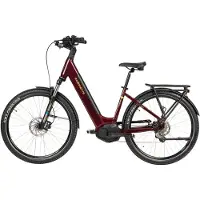 SAXONETTE "Trekkingrad Deluxe SUV easy (Wave)" 8 Gang Shimano ALTUS-8 Gänge Schaltwerk Kettenschaltung Mittelmotor 250 W Packung, (mit integr. Akku), Elektrofahrrad für Damen u. Herren