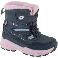 Lotto Lifes Kinder-Mädchen-Outdoor-Allwetterstiefelgefüttert Blau-Violett-Pink, Farbe:blau, EU Größe:33