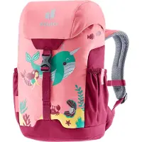 Deuter Schmusebär Kinder Rucksack 8L, Blossom Rasberry, Kindergartenrucksack
