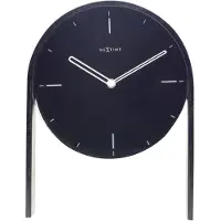 Nextime Noa, Tisch, Quarzuhr, Schwarz, Braun, Holz, Analog, Akku