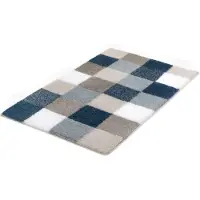 Kleine wolke Badteppich Caro 60x105 cm | mare - beige;blau
