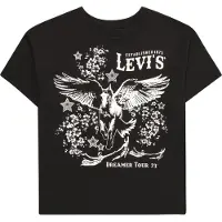 Levi's LVG Retro T-Shirt, Jet Black, 140