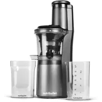 NutriBullet Slow Juicer NBJ500 (grau/schwarz, 150 Watt)
