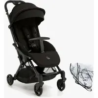 Beemoo Easy Fly Lux 4 Buggy inkl. Regenschutz, Jet Black
