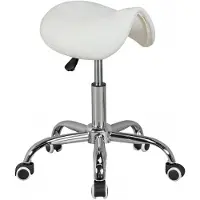 KADIMA DESIGN Sattelhocker BEVANO, höhenverstellbar, 100 kg Belastbarkeit, in Schwarz oder Weiß