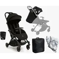 Beemoo Easy Fly Lux 4 Buggy mit Zubehörpaket, Jet Black