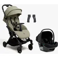 Beemoo Easy Fly Lux 4 Buggy inkl. Route i-Size Babyschale, Spring Green/Black Stone