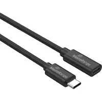 MediaRange MRCS245, 2 m, USB C, USB C, USB 3.2 Gen 1 (3.1 Gen 1), 5 Gbit/s, Schwarz