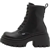 Buffalo BFL// BRAVR LACE UP Damenschuhe Schnürstiefel Schwarz Freizeit