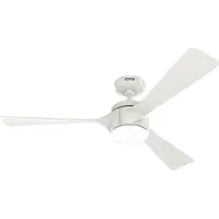 HUNTER FANS DC Deckenventilator Rosedale Weiss mit LED
