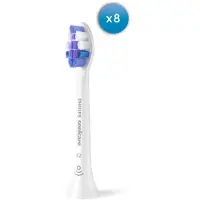Philips Sensitive HX6058/87 Bürstenköpfe (8er-Pack), 8 Stück(e), Weiß, 3 Monat( e), Extra weich, Deutschland,
