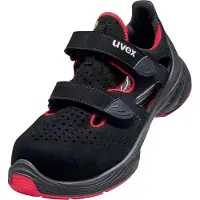 Uvex 1 G2 Sicherheitsschuh S1 Sandalen schwarz/pink 35 - 6848035 - schwarz/pink