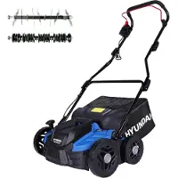 Hyundai Elektro-Vertikutierer SC3601E Rasenlüfter (36 cm, 1500 W, 45L Fangkorb, Lüfter)