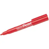 Pentel Permanentmarker 1,3mm Rundspitze rot Packung mit 12 Stück