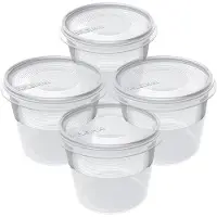 PLAST TEAM Vertriebs GmbH Gefrierdosen-Set Helsinki, 0,3 Liter, 4er Set