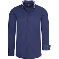 Rusty neal Overhemd Regular Fit Blau
