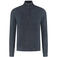 Dstrezzed Herren Pullover & Cardigans Skipper Ribknit - Donkerblauw - Größe M