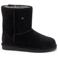 Warmbat Kangaroo Suede Schwarz