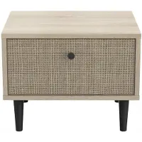 CALICOSY Nachttisch SAÏGON in Braun - (W) 44,6 x (H) 34,3 x (L) 35,9 cm | Gr.: onesize