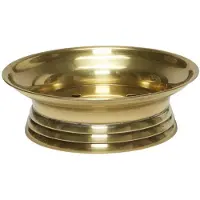 Signature Seifenschale US077 in Messing - (W) 13 x (H) 4 x (L) 13 cm | Gr.: onesize