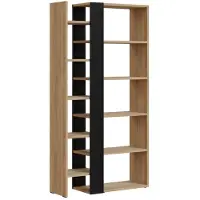 CALICOSY BÜCHERREGAL 5 Ebenen L80 x H152 cm - Axel