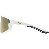 Uvex Sports S533089 skyryse Unisex-Sonnenbrille Vollrand Monoscheibe Kunststoff-Gestell, weiß