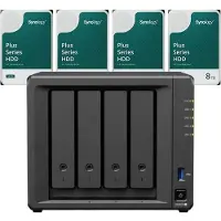 Synology DS925+ DiskStation+ 4x Plus 3.5" SATA/s Festplatte 8