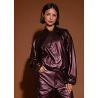 Studio Amaya Damen Jacken Isabella - Bordeaux - Größe XS