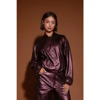 Studio Amaya Damen Jacken Isabella - Bordeaux - Größe XL
