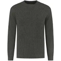 Dstrezzed Ds-crew Ribknit Dark Army Größe: XXL | Pullover Outlet | Herren | Grün