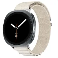 IMoshion Nylon Alpine Armband für Samsung Galaxy Watch 9 (40/44mm) / Watch 8 (40/44mm) / Classic (46mm) - Weiß