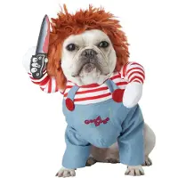Metamorph Chucky Kostüm für Hunde