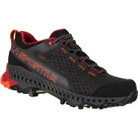 La Sportiva Spire Woman GTX, Mountain Hiking, Woman, Shoes, Low Cut, G00R22 Carbon/Cherry Tomato, 38.5 -