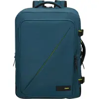 American Tourister Rucksack Reisetasche mit Laptopfach Take2Cabin Travel Backpack 27L Harbor Blue blaugrau