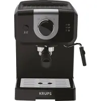 Krups OPIO XP320830, Espressomaschine, 1,2 l, 1140 W, Schwarz, Silber