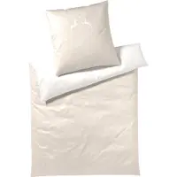 Elegante Soft-Flanell Bettwäsche Alpenchic Hirsche 135x200 cm + 80x80 cm natur